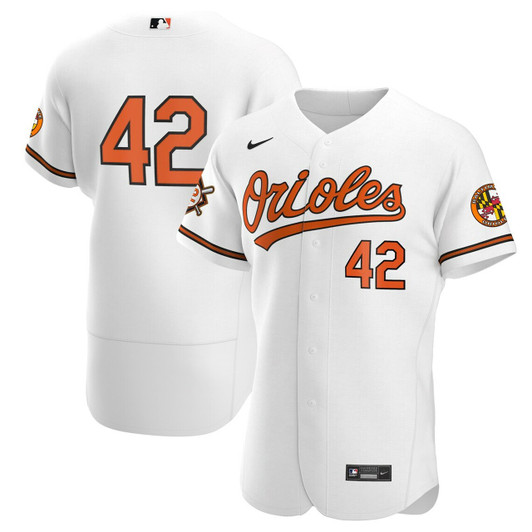 Men'S Baltimore Orioles White Home Jackie Robinson Day Baseball Jersey Mlb Baseball Jersey1286