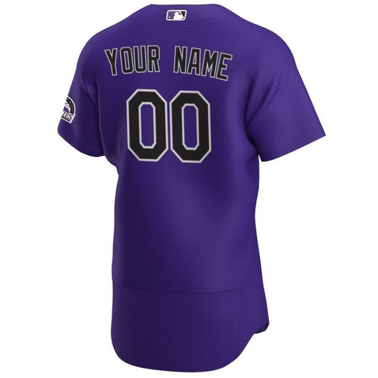 Colorado Rockies 2020 Mlb Personalized Custom Purple Custom Jersey