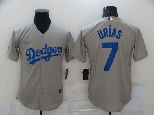 Los Angeles Dodgers Julio Urias #7 2020 Mlb Grey Jersey