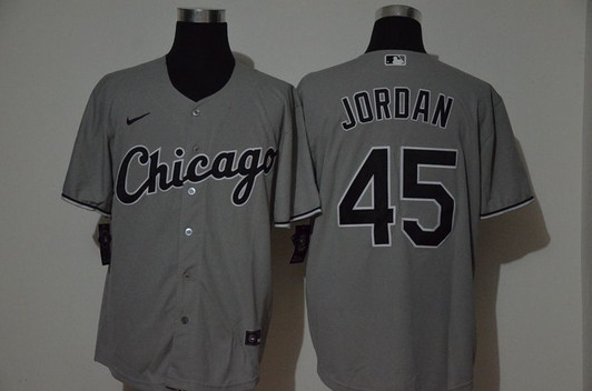 Chicago White Sox Michael Jordan #45 2020 Mlb Grey Jersey