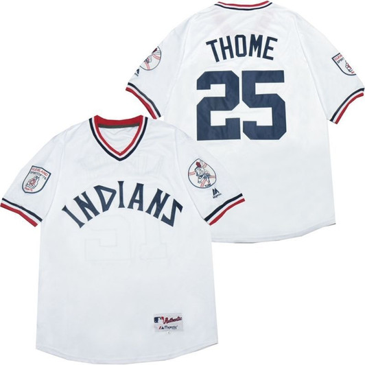 Jim Thome #25 2020 Mlb White Jersey