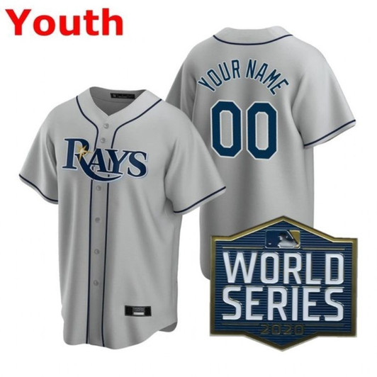 Tampa Bay Rays 2020 Mlb Personalized Custom White  Custom Jersey