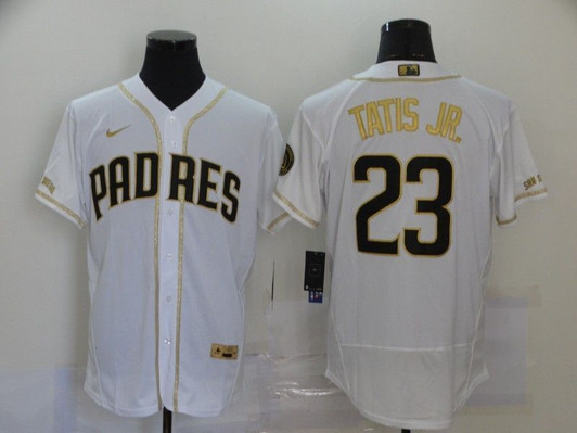 San Diego Padres Fernando Tatis Jr. #23 Mlb 2020 White Jersey