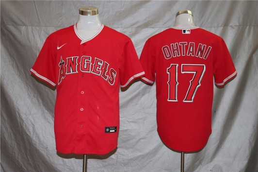 Los Angeles Angels Shohei Ohtani #17 2020 Mlb Red Jersey