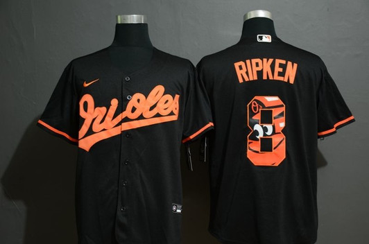 Baltimore Orioles Cal Ripken Jr. #8 2020 Mlb Black Jersey