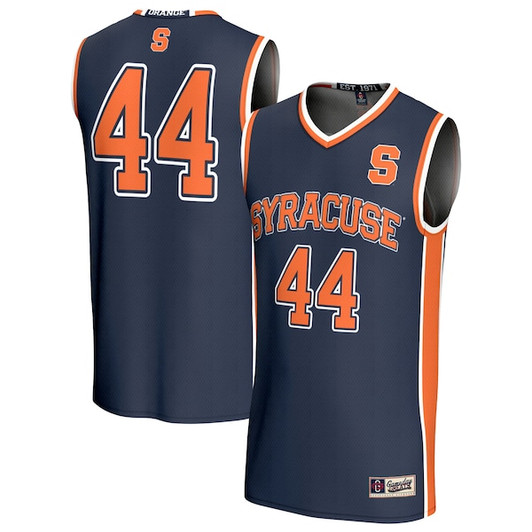 Youth GameDay Greats  Navy #44 Syracuse Orange Lightweight Collegiate Basketball Fashion Jersey