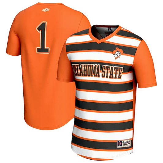 Unisex GameDay Greats  Orange Oklahoma State Cowboys Lightweight Collegiate #1 Soccer Fashion Jersey