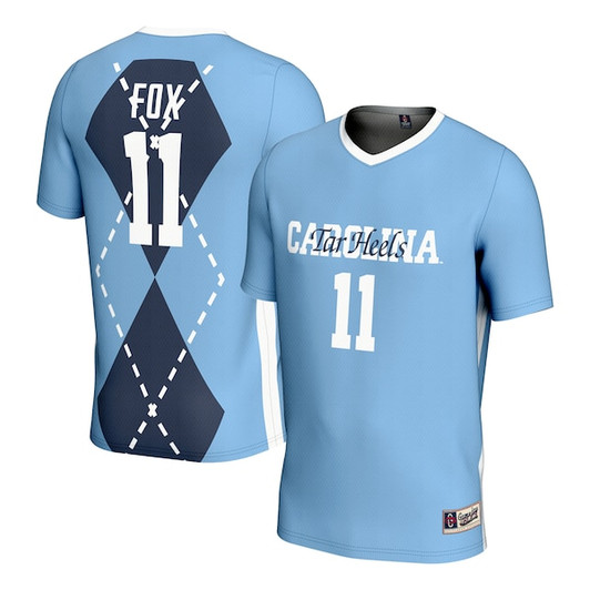 Youth GameDay Greats Emily Fox Carolina Blue North Carolina Tar Heels Women's Soccer Fashion Jersey