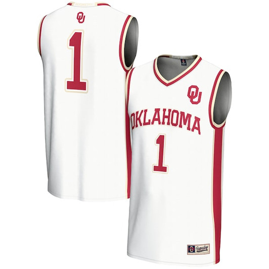 Youth GameDay Greats #1 White Oklahoma Sooners Lightweight Basketball Jersey