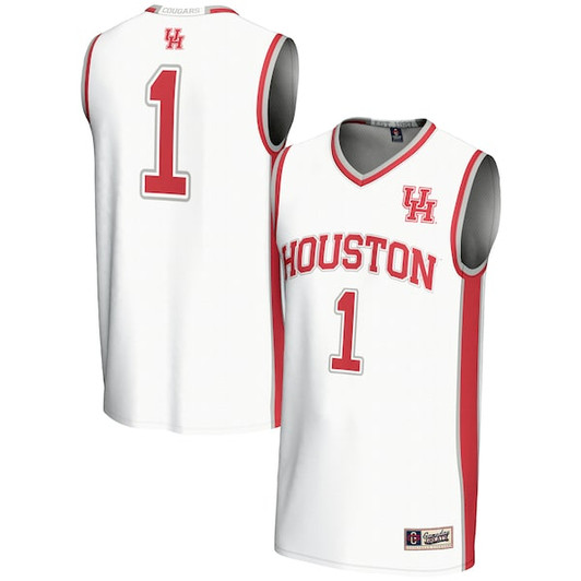 Unisex GameDay Greats #1 White Houston Cougars Lightweight Basketball Jersey