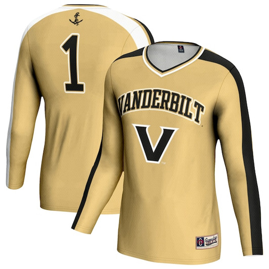 Youth GameDay Greats Gold Vanderbilt Commodores Women's Volleyball Lightweight Fashion Jersey