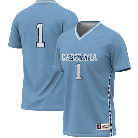 Youth GameDay Greats #1 Carolina Blue North Carolina Tar Heels Women's Soccer Lightweight Fashion Jersey