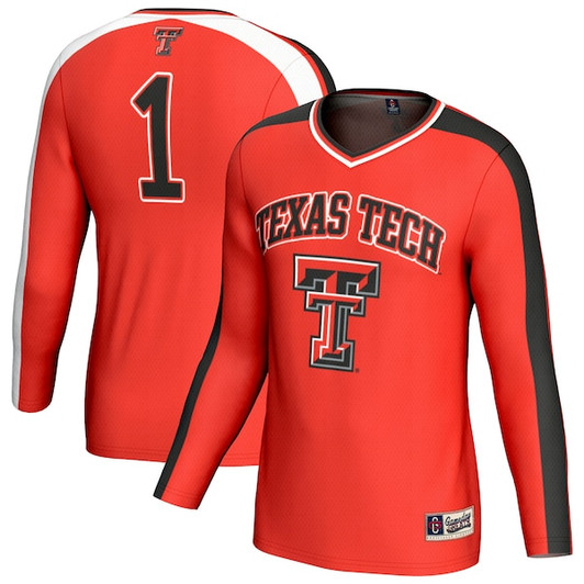 Unisex GameDay Greats #1 Red Texas Tech Red Raiders Lightweight Volleyball Fashion Jersey