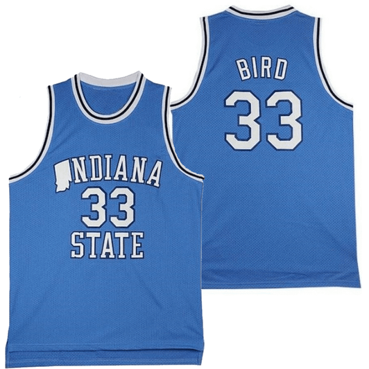 Larry Bird Indiana State Jersey All-Over Print