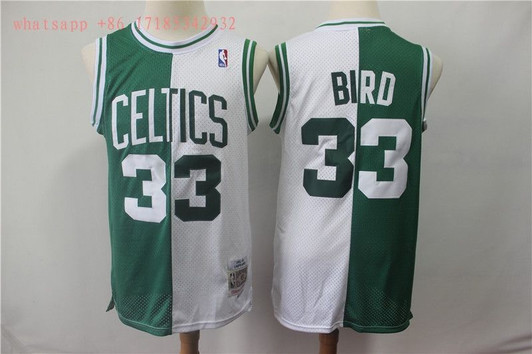 Boston Celtics Larry Bird 33 2021 Nba New Arrival Green Jersey