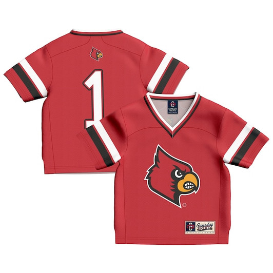 Toddler GameDay Greats  Red Louisville Cardinals Football Fashion Jersey