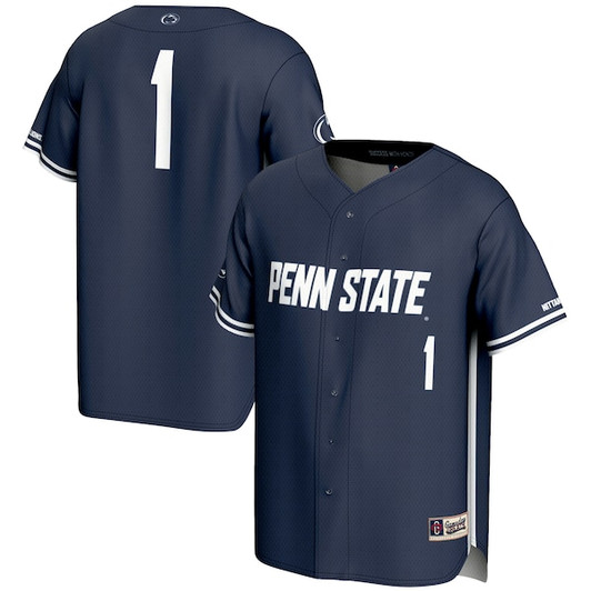Youth GameDay Greats #1 Navy Penn State Nittany Lions Lightweight Baseball Fashion Jersey