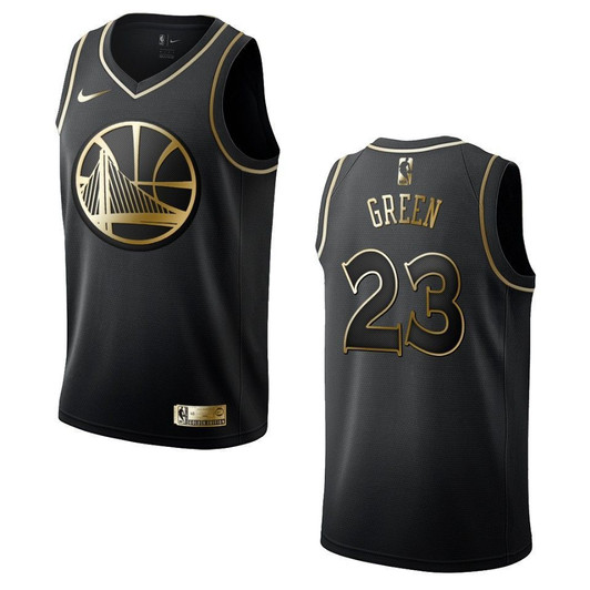 Golden State Warriors 23 Draymond Green Golden Edition Black 3D Jersey