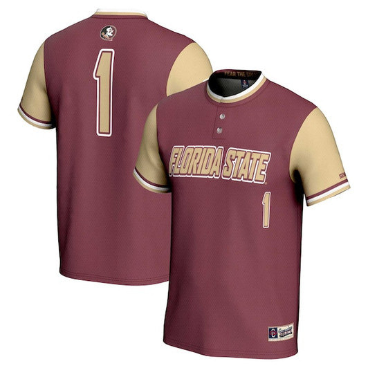 Youth GameDay Greats #1 Garnet Florida State Seminoles Lightweight Softball Jersey