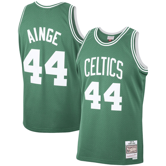 Danny Ainge Boston Celtics Mitchell & Ness 1985 86 Hardwood Classics Swingman Player Kelly Green 3D Jersey