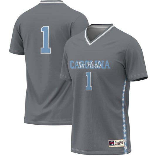 Unisex GameDay Greats #1 Gray North Carolina Tar Heels Women's Soccer Lightweight Fashion Jersey