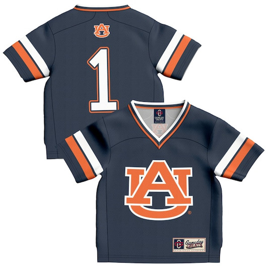 Toddler GameDay Greats Navy Auburn Tigers Lightweight Collegiate Football Fashion Jersey