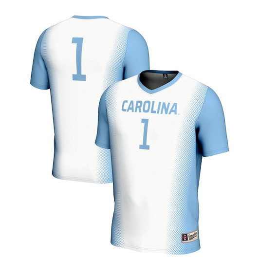 Youth GameDay Greats #1 White North Carolina Tar Heels Women's Soccer Lightweight Fashion Jersey