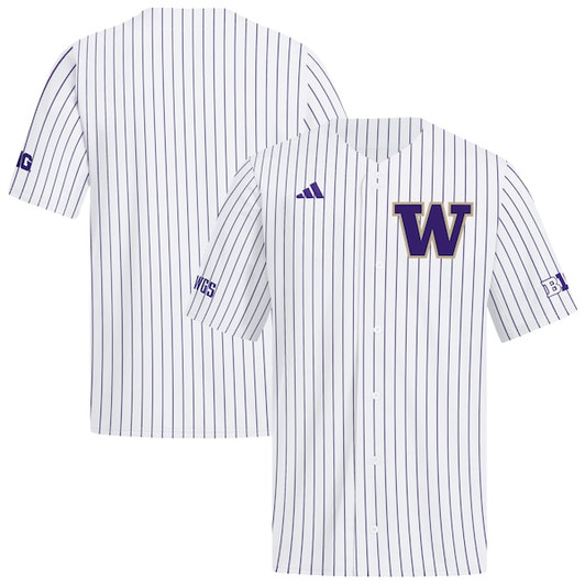 Men's adidas  White Washington Huskies Home Replica Baseball Jersey