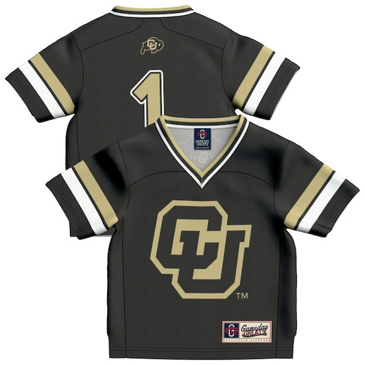 Infant GameDay Greats #1 Black Colorado Buffaloes Collegiate Football Fashion Jersey