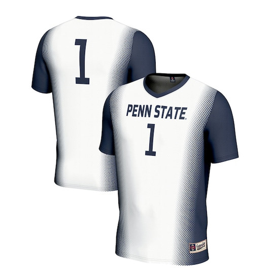 Unisex GameDay Greats #1 White Penn State Nittany Lions  Lightweight Women's Soccer Jersey