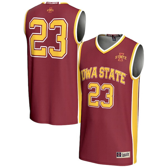 Unisex GameDay Greats #23 Cardinal Iowa State Cyclones Lightweight Basketball Jersey