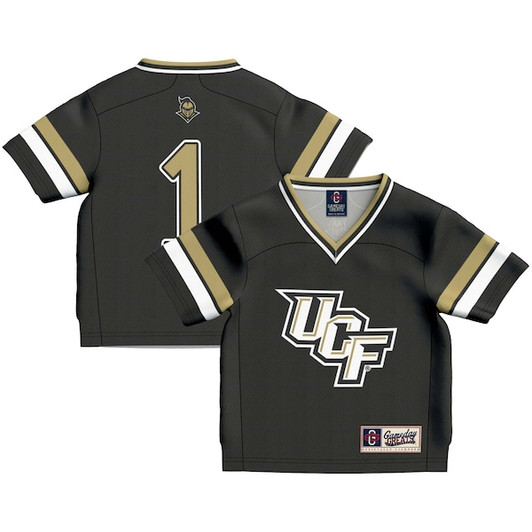 Infant GameDay Greats #1 Black UCF Knights Lightweight Collegiate Football Fashion Jersey