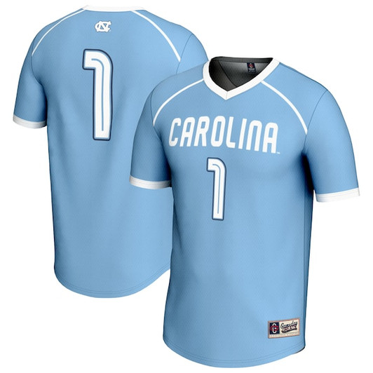 Unisex GameDay Greats #1 Carolina Blue North Carolina Tar Heels Lightweight Women's Lacrosse Fashion Jersey