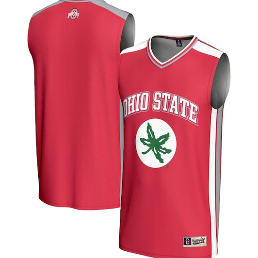 Youth  GameDay Greats Scarlet Ohio State Buckeyes Spirit Basketball Jersey