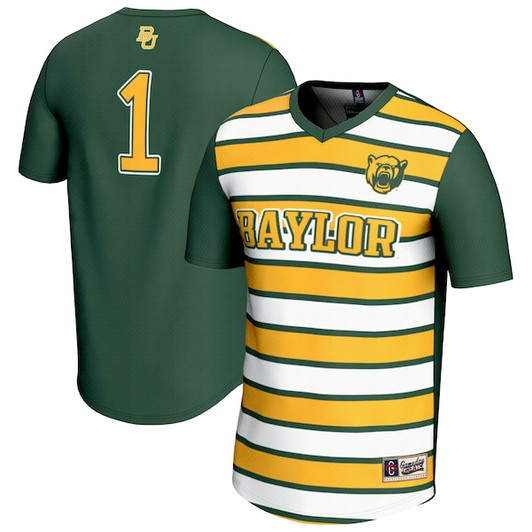 Youth GameDay Greats #1 Green Baylor Bears Lightweight Soccer Fashion Jersey