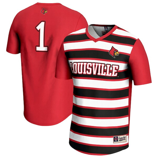 Unisex GameDay Greats #1 Red Louisville Cardinals Lightweight Soccer Fashion Jersey
