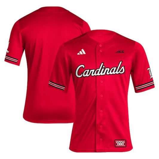 Men's adidas Red Louisville Cardinals Reverse Retro Replica Baseball Jersey