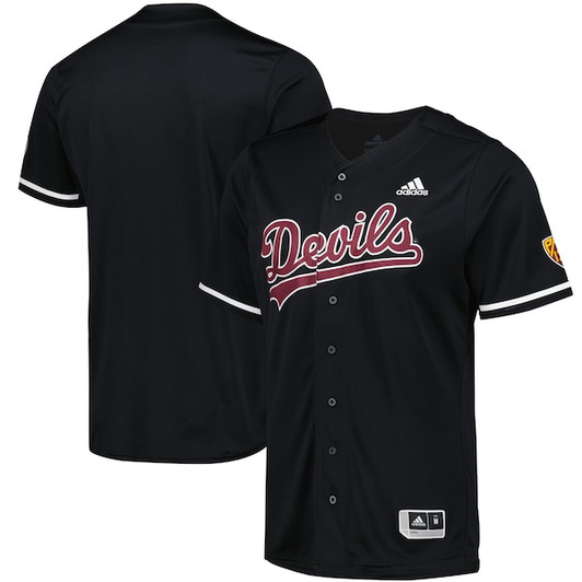Men's adidas Black Arizona State Sun Devils Replica Baseball Jersey