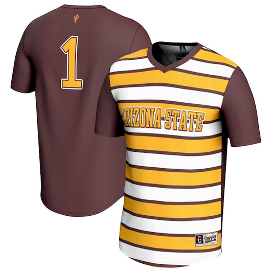 Lightweight Soccer Fashion Jersey GameDay Greats  Maroon #1 Arizona State Sun Devils