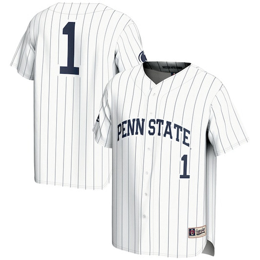 Youth GameDay Greats #1 White Penn State Nittany Lions Lightweight Baseball Fashion Jersey