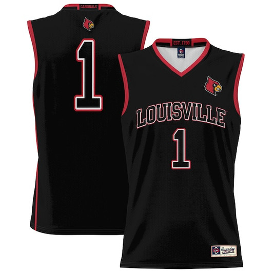 Unisex GameDay Greats #1 Black Louisville Cardinals Lightweight Basketball Jersey