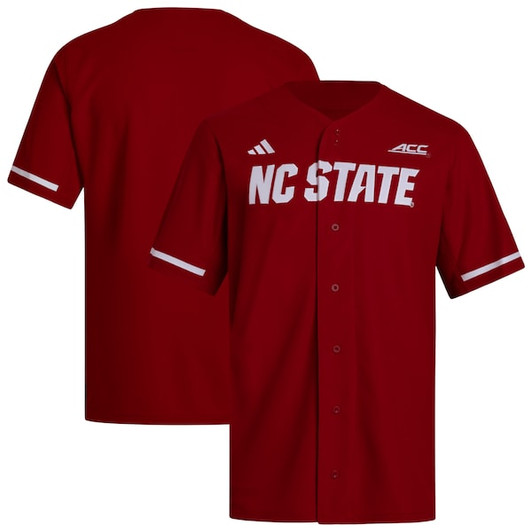 Men's adidas  Red NC State Wolfpack Replica Baseball Jersey