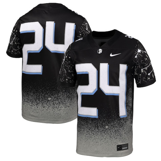 Men's Nike #24 Black UCF Knights 2024 Space Game Alternate Game Jersey