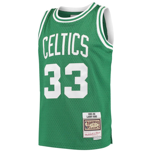 Larry Bird Boston Celtics Mitchell & Ness  Hardwood Classics Swingman Throwback Jersey - Kelly Green