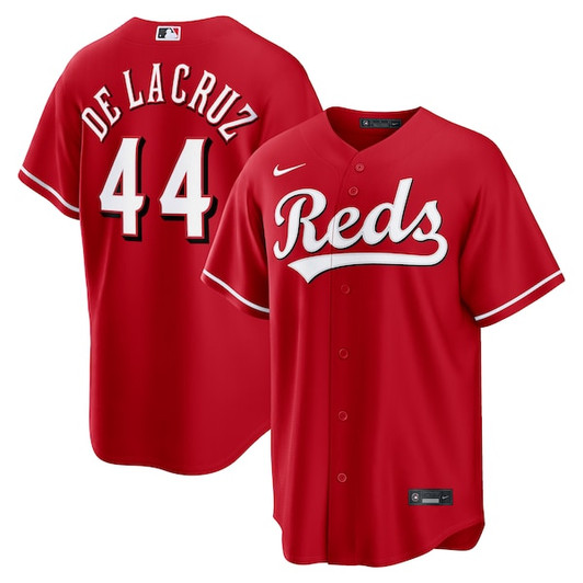 Men's Cincinnati Reds Elly De La Cruz Nike Red Alternate Replica Jersey
