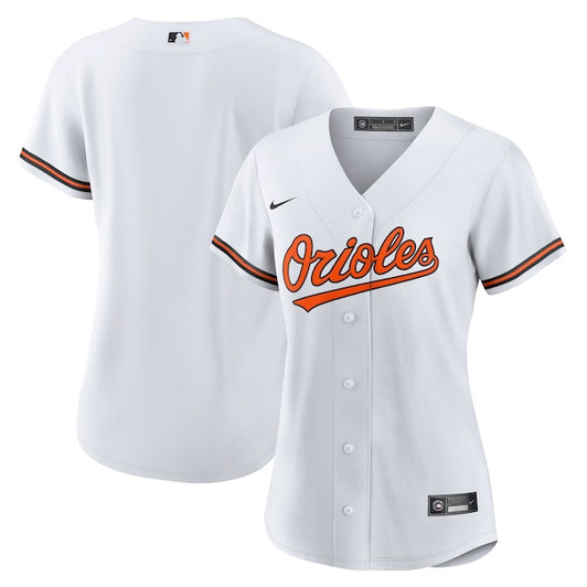 Women's Baltimore Orioles Nike White Home Replica Team Jersey