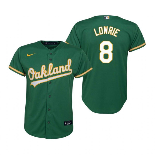 Oakland Athletics #8 Jed Lowrie 2020 Green Jersey Gift For Athletics Fans