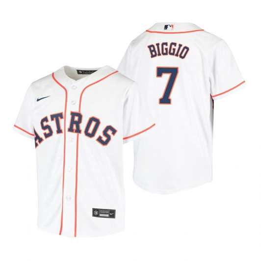 Houston Astros #7 Craig Biggio 2020 White Jersey Gift For Astros Fans