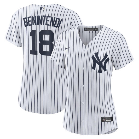 Andrew Benintendi New York Yankees Nike Replica Replica Women's Home Replica Player Jersey - White/Navy