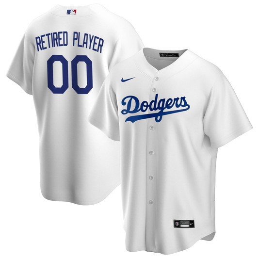 Los Angeles Dodgers Nike Replica Replica Home Pick-A-Player Retired Roster Replica Jersey - White